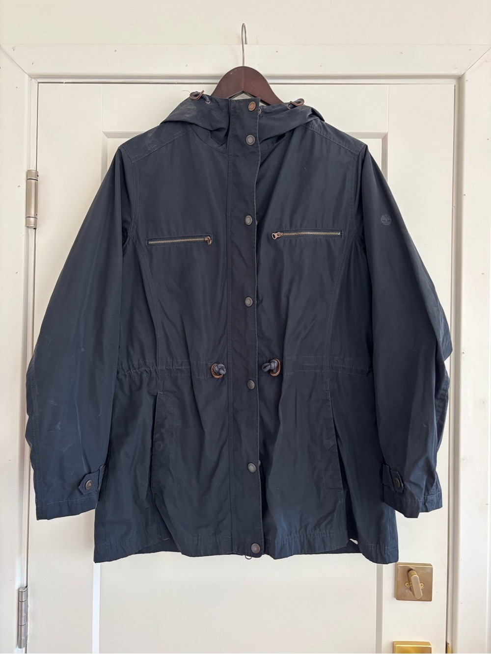 Timberland Hooded Utility Jacket Black Size Large